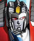 is actually starscream -connects with general prince / pretty b